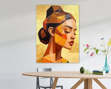 Goldene geometrische Anmut