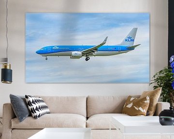 KLM Boeing 737-800 Passagierflugzeug.