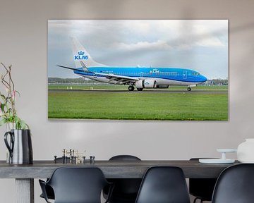 KLM Boeing 737-700 Passagierflugzeug.