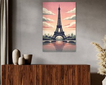 Paris Sunset Eiffel by irgian firmansyah