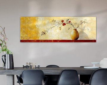 vase of flowers by Eye catching paintings