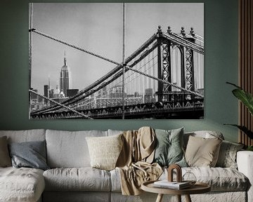 Manhattan Bridge      New York by Kurt Krause