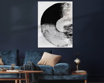 Getextureerde cirkels I van Chromatic Storm Studio