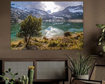 Stausee Gorg Blau in der Serra de Tramuntana, Mallorca von Christian Müringer