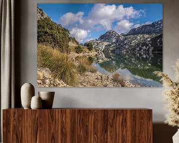 Stausee Gorg Blau in der Serra de Tramuntana, Mallorca von Christian Müringer