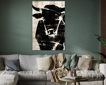 Bovins Longhorn Géométrique