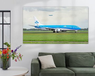 KLM Boeing 737-800 Passagierflugzeug.