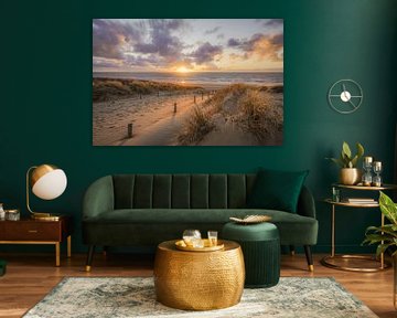 Strand, Dünen, Meer und Sonne von Dirk van Egmond