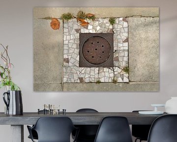 Mosaik-Kanaldeckel von MMFoto