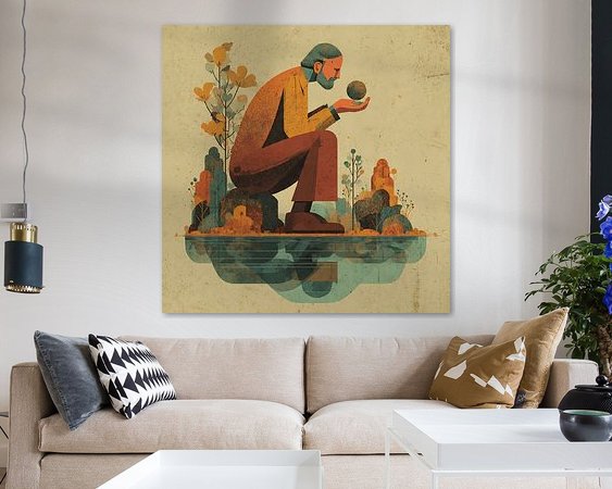 Example of the artwork in a room