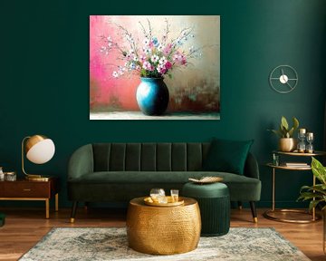 Blumenvase | Pink Breeze Bouquet