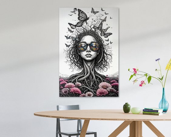 Example of the artwork in a room