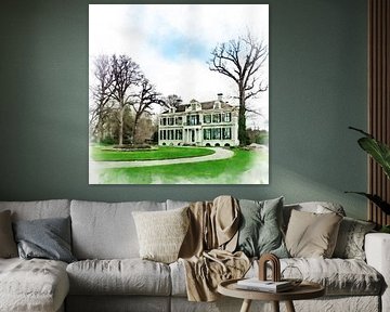 Landhaus Schaep en Burg, 's-Graveland, Nordholland. von Danny de Klerk