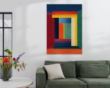 Geometrische compositie Kleurvelden