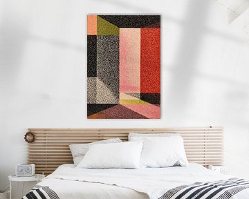 Geometrische Räume im Pointillismus von Niklas Maximilian