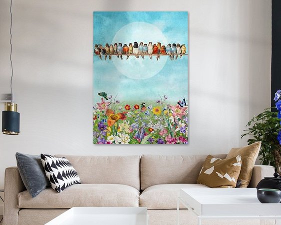 Example of the artwork in a room