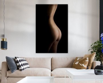 Nu artistique sur fond sombre. sur Jelena Jovanovic Fine Art