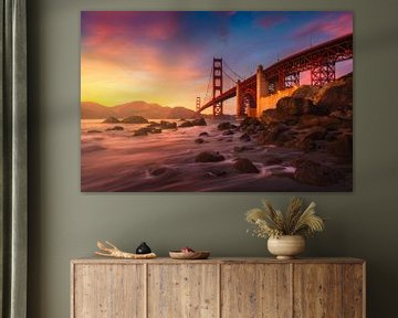 Golden Gate Brücke San Francisco von Albert Dros