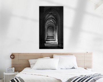 Arkaden in Zentralperspektive