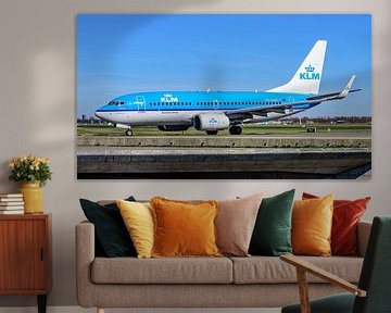 KLM Boeing 737-700 Passagierflugzeug.