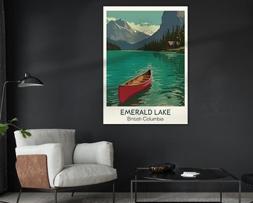 Vintage Travel Emerland Lake British Columbia