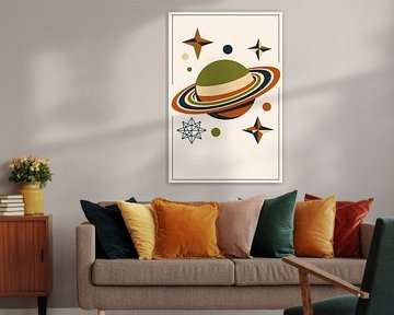 Retro Saturn Space by irgian firmansyah