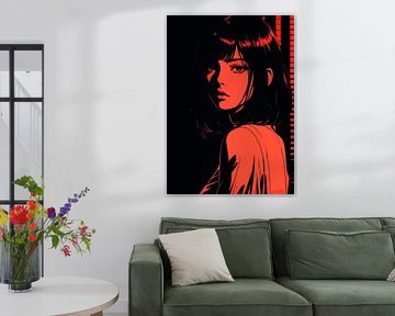 Karmozijnrode nagloed