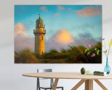 Sonnenuntergang in Warnemünde von Martin Wasilewski