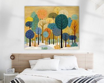 Whimsical Tree Landscape