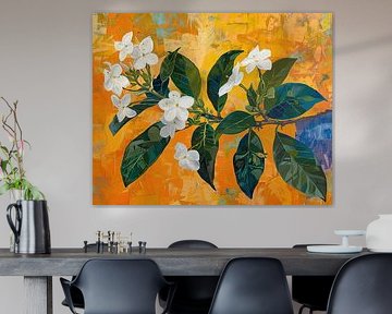 Flowers with Leaves | White Flowers by Flower Studio