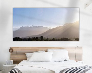 De Hottentottenbergen in het ochtendlicht