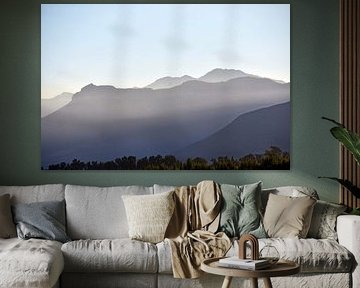 De Hottentottenbergen in het ochtendlicht