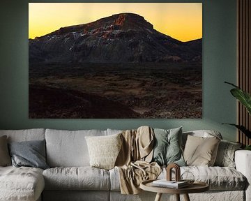 Guajara Mountain in the morning sun – El Teide, Tenerife