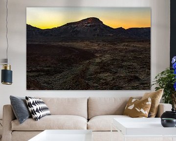 Volcanic landscape at sunrise – El Teide National Park