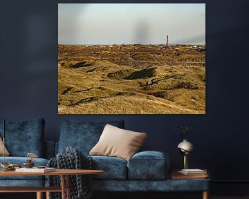 Norderney Landschaft mit Leuchtturm von Katrin May