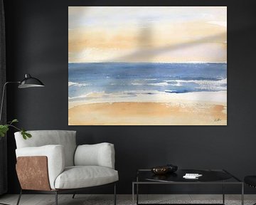 Rustige horizon van Mellow Art
