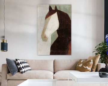 Minimalist Horse Portrait
