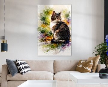 Zypernkatze mit Stil von Linda de Klein