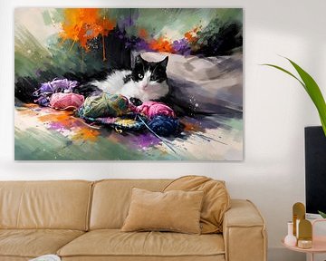 Sous la laine sur Linda de Klein