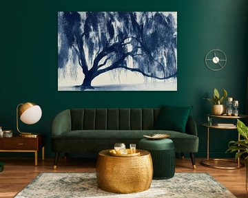 Banyan Tree Canopy Silhouette