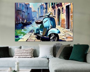 Per Motorroller nach Venedig