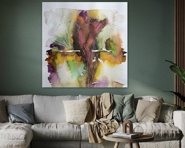 Moving forward with strength, you see the Angel and the Heart. by Ireen Bos