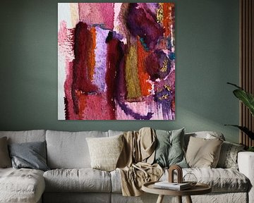 Twinkle of vibrant colours and deep red tones. Creates a serene tranquillity in a room. by Ireen Bos