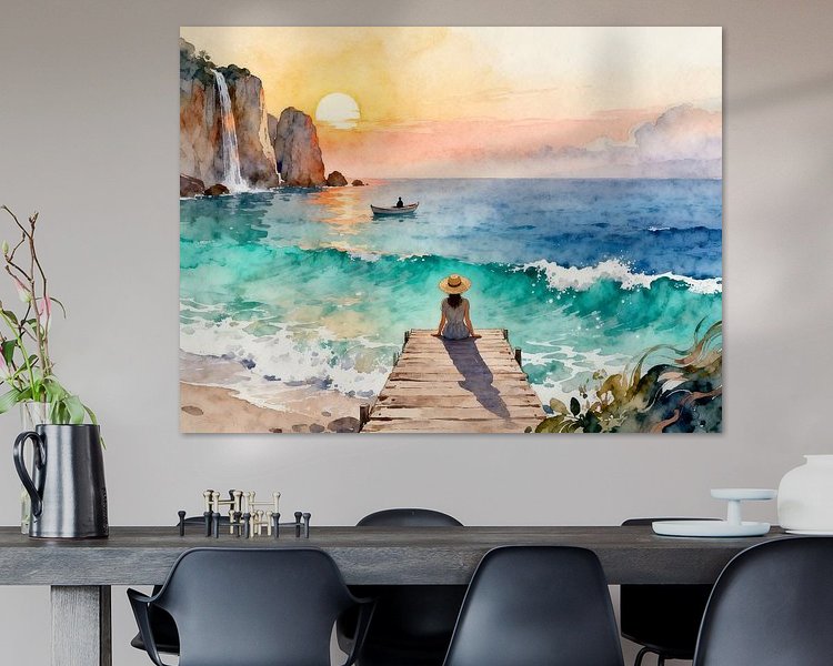 Example of the artwork in a room