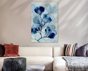 Cyanotypie Kirschzweig