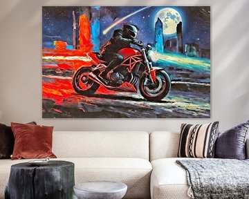 Mit dem Motorrad durch Nacht V