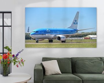 KLM Boeing 737-700 passagiersvliegtuig.