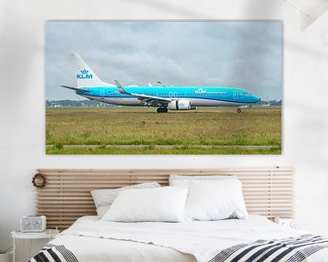 Avion de ligne KLM Boeing 737-800.