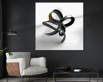 Chromatische Bandskulptur von Christian Ovís