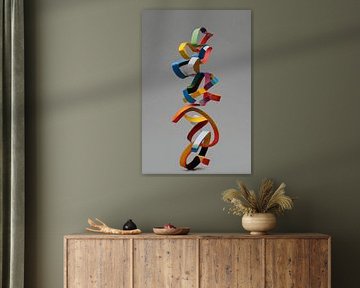 Chromatische Bandskulptur